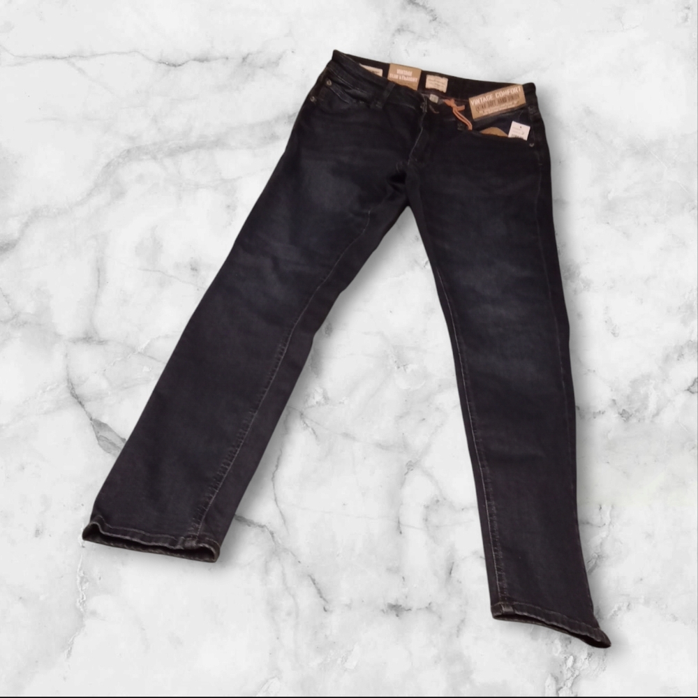 Jeans Dark Blue Vintage Comfort Slim Extra Soft Weatherproof (34W)